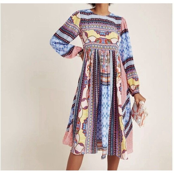 Bhanuni by Jyoti (Anthropologie) Bohemian Midi Dress - Picture 1 of 16